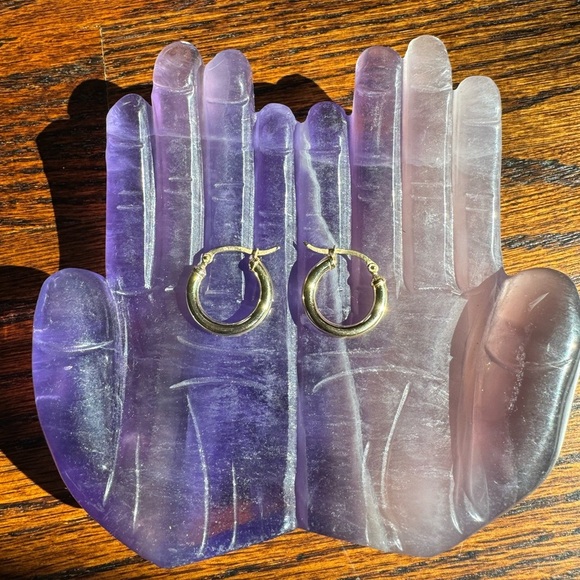 Zofia Day Co 14k Gold Tube Hoops - Picture 6 of 9